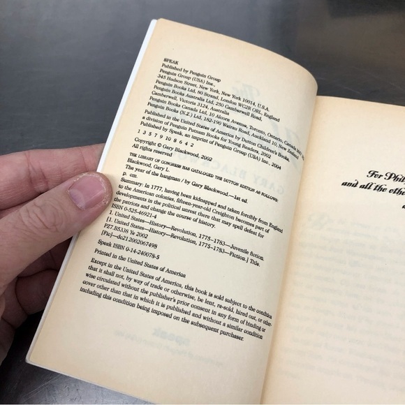 The Year of the Hangman by: Gary Blackwood, paperback book - Picture 2 of 6